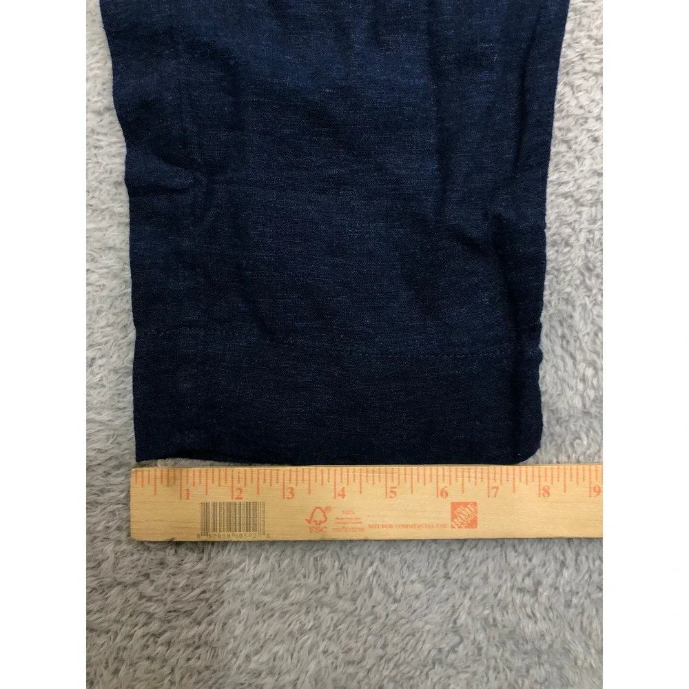 Banana Republic Pants Women S (28x27) Blue NWT Linen Blend Tapered Ankle
